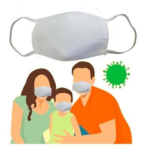 Imagen 1 de 4 de Barbijos Descartables Friselina X10 Prevención Bicapa