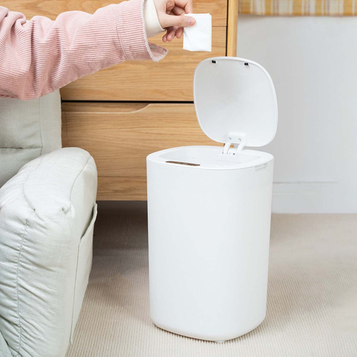 I Cubo De Basura Con Tapa Automática, Inalámbrico Y Sin Cont