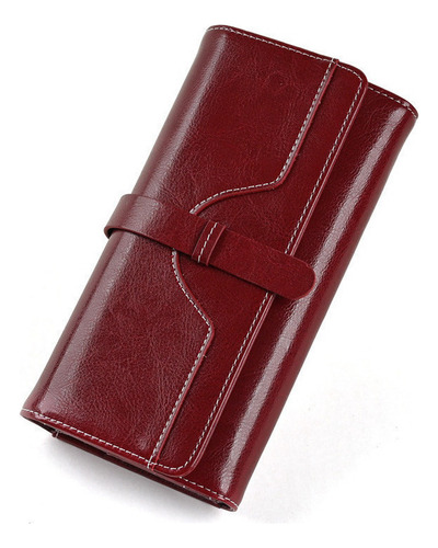 Cartera Rfid For Mujer, Tarjetero MĂșltiple, Bolso De Mano L