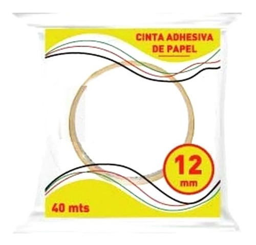 Cinta De Papel De Enmascarar 12mm X 40mts C. B. X.