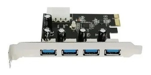 Placa Usb 3.0 C/ 4 Portas - Pci Express X1 Pci-e (mini Pci)