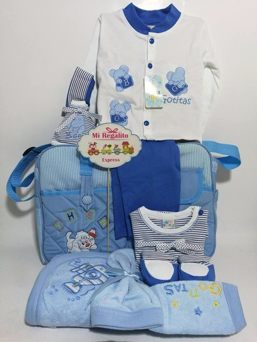 Pañalera C/ajuar De Niño -baby Shower Surprise For Baby
