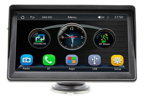 Carplay Portátil Para Coche De 7 Pulgadas Pantalla Táctil Hd