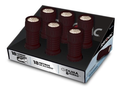 Imagem 1 de 6 de 6 Lanternas 9 Leds Rayovac Bandeja 18lm Bolsa Casa Sitio