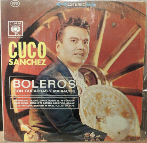 Boleros Con Guitarras Y Mariachis - Cuco Sánchez (vinilo)