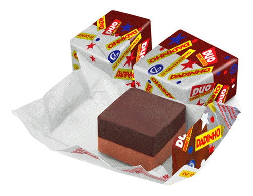 Dadinho Duo - Metade Dadinho e Metade Chocolate - 90g