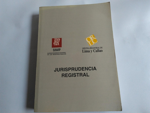 Mercurio Peruano: Libro Derecho Registral Sunarp L113 Dh5eh