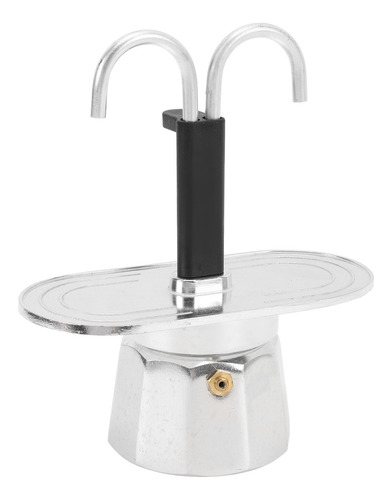 Cafetera De Doble Cabezal, Aleación De Aluminio, 100 Ml, Peq