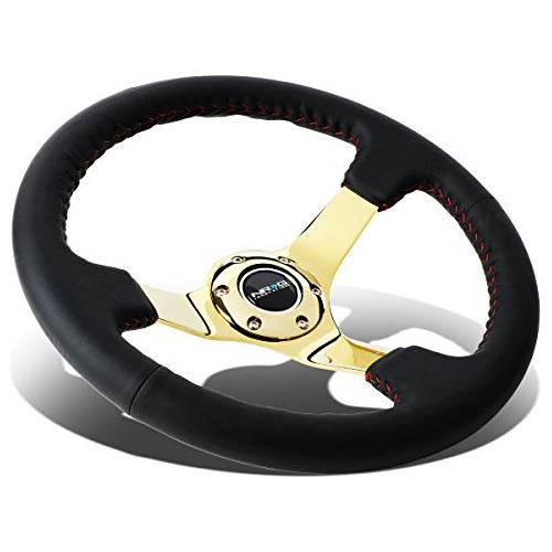 Nrg Innovations Rst-036gd Reinforced Steering Wheel ((3  Dee
