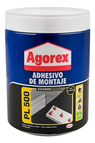 Pegamento Adhesivo De Montaje Agorex 800 G