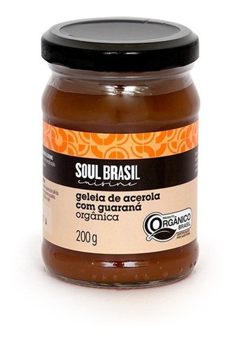 Geleia Orgânica Acerola Com Guaraná 200 G - Soulbrasil