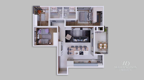 Imagem 12 de 21 de Apartamento À Venda, 83 M² Por R$ 430.600,00 - Centro - São José Dos Pinhais/pr - Ap0771