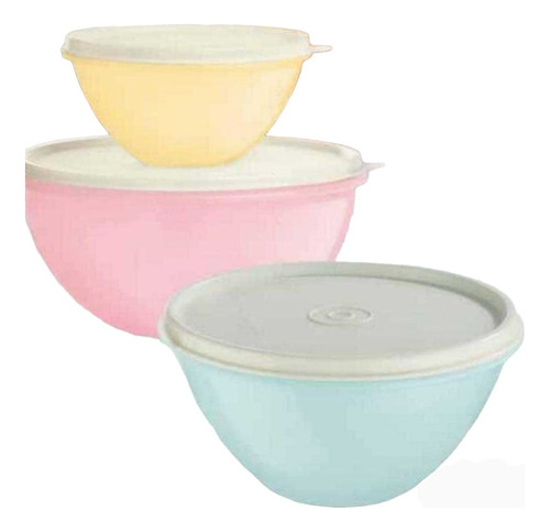 Tupperware. Set Bowl Maravilloso X3.