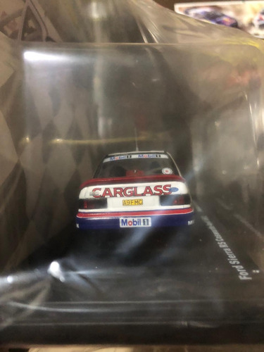 Colecciónwrc Rally 1/43 N1 Y49 Toyota Yaris Y Ford Sierra Rs Blanco Con Publicidades