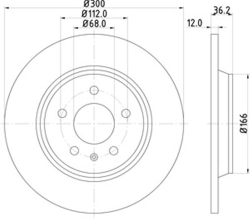 Disco Trasero Pagid Para Audi A5 2010