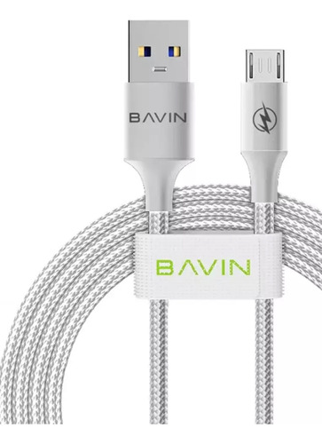 Cable Usb Tipo C Carga Rapida Bavin Cb-201 Resistente 18w