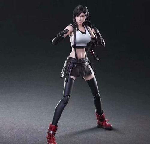 Imagen 5 de 5 de Figura Sexy De 28cm Play Arts Kai Final Fantasy Vii De Tifa