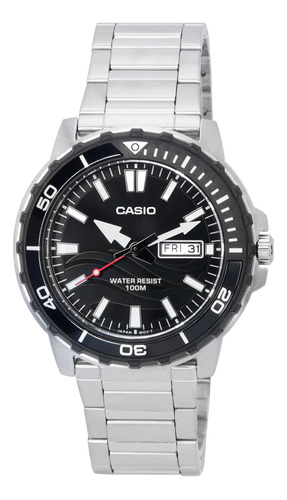 Reloj Casio Mtd-125d-1a1 Para Hombre Analógico Esfera