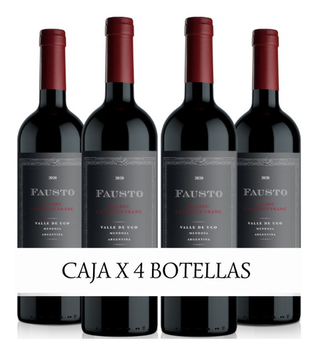Vino Fausto Malbec-cabernet Franc Caja X 4 Bot Falasco Wines