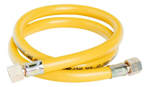 Manguera Flexible Para Estufa Gas 3/8 X 3/8 Certificada 1mt