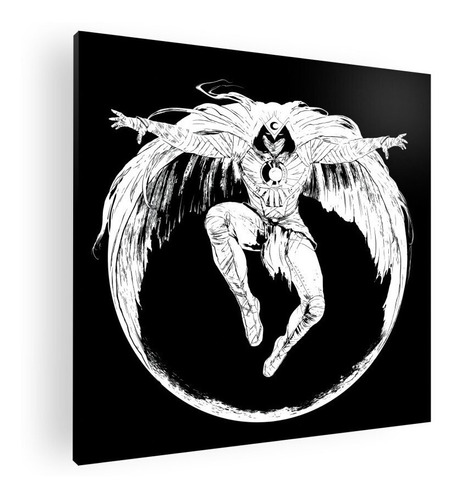 Cuadro Decorativo Poster Marvel Moon Knight 18 30x30 Mdf