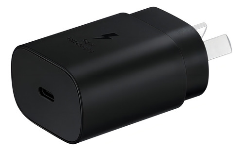 Cargador Samsung 25w Ultra Rápido Carga Rapida S24 Negro