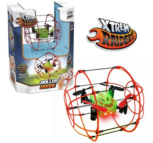 Dron Infantil Xtrem Raiders Roller Radio Control Usb Orig.