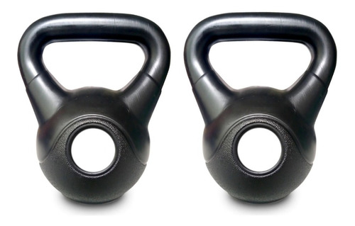 Set 2 Pesas Rusas Kettlebell Pvc 8kg 10kg Funcional Fitness