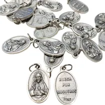 Comprar 10 Medallas Dijes Sagrado Corazon De Jesus 22mm (italy)