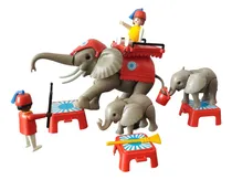 Comprar Playmobil 3519, Playmobil Elefantes Circo, Playmobil Vintage 1