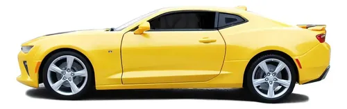 Miniatura Chevrolet Camaro Ss 2016 Amarelo Maisto 1/18