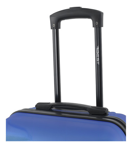 Mala De Viagem Bordo Com Rodinhas 360° E Cadeado M50 Best Cor Azul