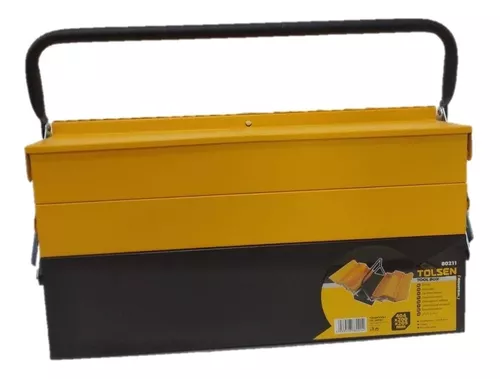 STANLEY 1-94-738 Caja de herramientas metálica, Amarillo