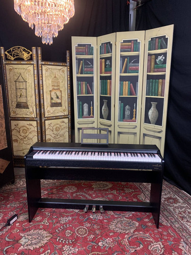 Piano Digital Importado Usa Negro - 88 Tecladas 1 Mt. De Alt