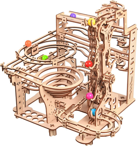 Kit De Carrera De Mármol De Rompecabezas De Madera 3d - Kit 