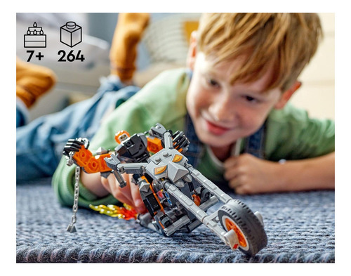 Kit de moto Lego Marvel 76245 Ghost Biker, número de piezas: 264