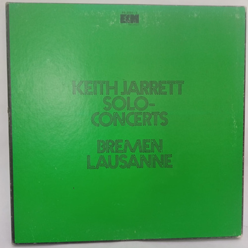 Keith Jarrett Solo Concerts:bremen Lausanne Vinilo Jap.usado