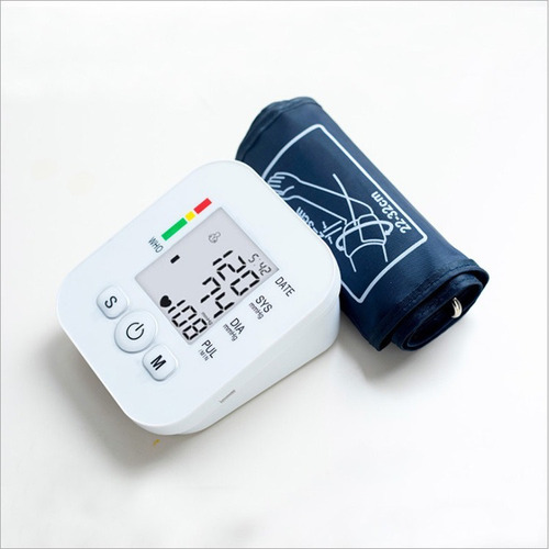 Automatic Digital Arm Blood Pressure Monitor Color Negro