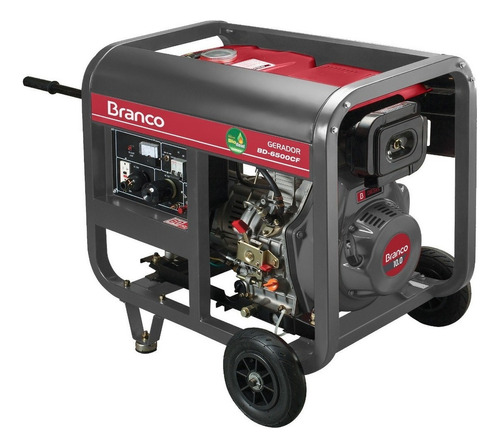 Gerador portátil Branco BD-6500 E 5500W monofásico 220V