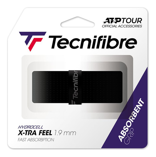 Tecnifibre X-tra Feel - Agarre De Tenis (1 Unidad), Color N.