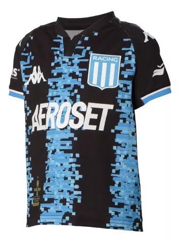 Camisa Kappa Racing Club Away 2022 Infantil - FutFanatics