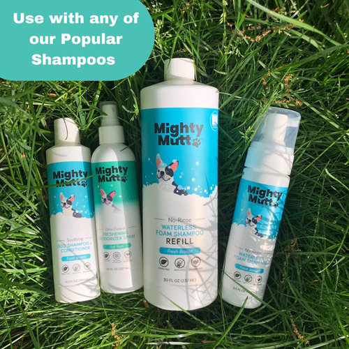 Cepillo De Baño Para Perros Mighty Mutt | Cepillo De Cerdas