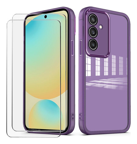 Ho Funda Para Galaxy S24 Case Protección La Lente + 2 Micas