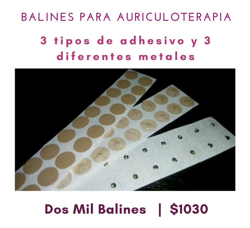 2000 Balines Con Adhesivo