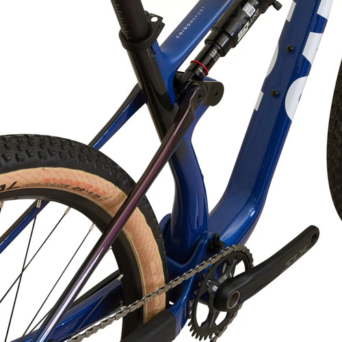 Bicicleta Caloi Elite Carbon Fs Sport 12v 2024 Cor Azul Tamanho Do Quadro Xg