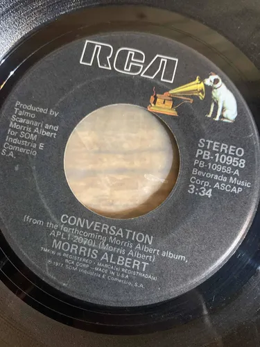 Vinilo Simple Morris Albert Conversation Original Usa 1977 (Usado)
