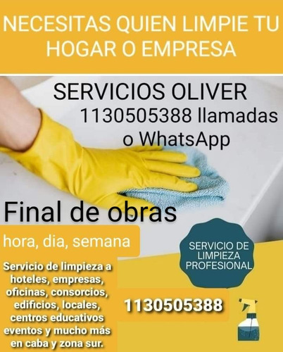 Final De Obras Servicio De Limpieza Empresas, Hora,dia,mes