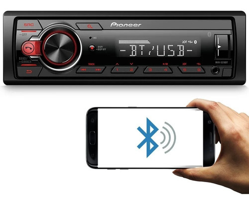 Pioneer Mp3 Player Mvh-s218bt Radio Bluetooth Usb Aux