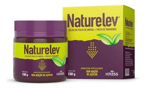 Naturelev Geleia Ameixa E Tamarindo 10 Caixas De 150g Cada