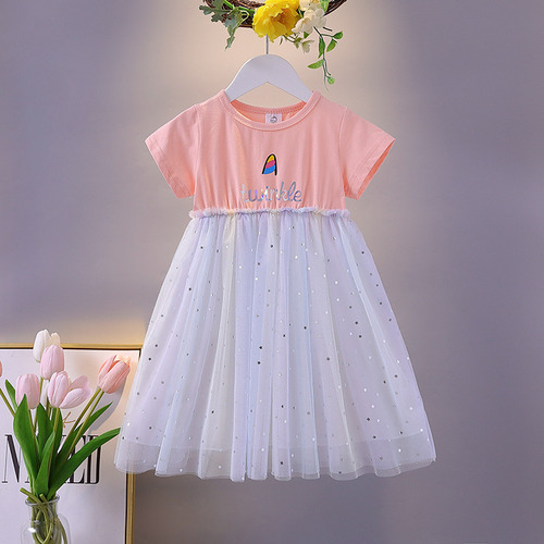 Vestido De Princesa De Algodón De Estilo Coreano De Verano P